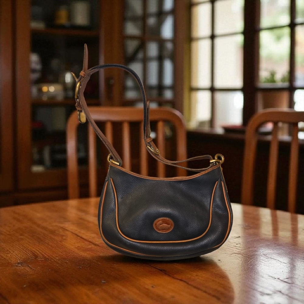 Doonwy And Bourke Crescent Elegant Blue and Brown Women's Bag